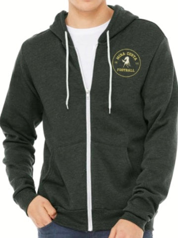 ZIP-UP HOODIE SWEATSHIRT